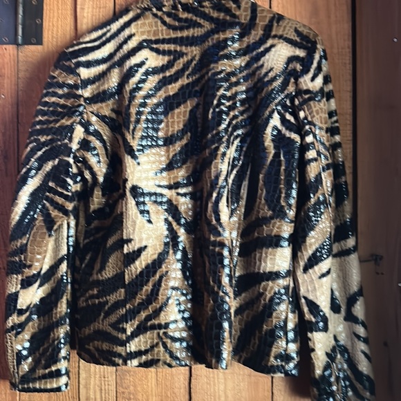 Selene Sport Tan and Black Women’s Jacket - Picture 6 of 6